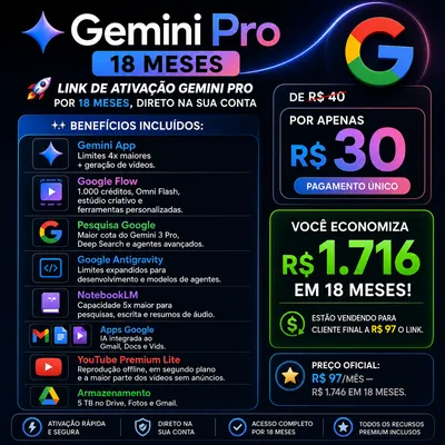 Gemini Pro 18 mesese